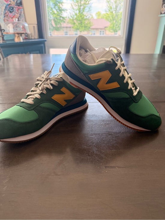 New Balance Other - New Balance Men's Green Sneakers with Gold 'N' Accent